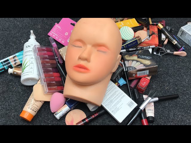 5:46 Mins of Pure ASMR Bliss | Mannequin Makeup & Beauty Unboxing with Tapping (No Talking)