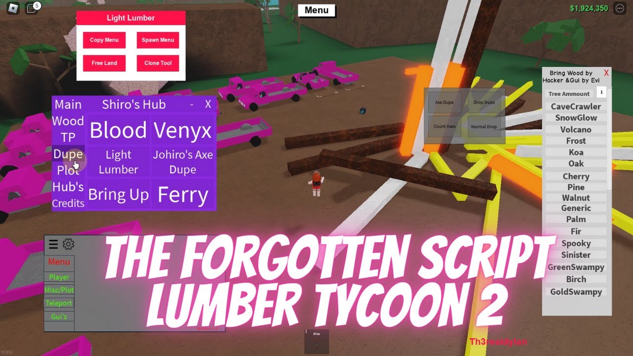 Скрипт lumber tycoon