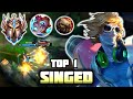 Wild Rift Top 1 Singed - Challenger Ranked | Build&amp;Runes