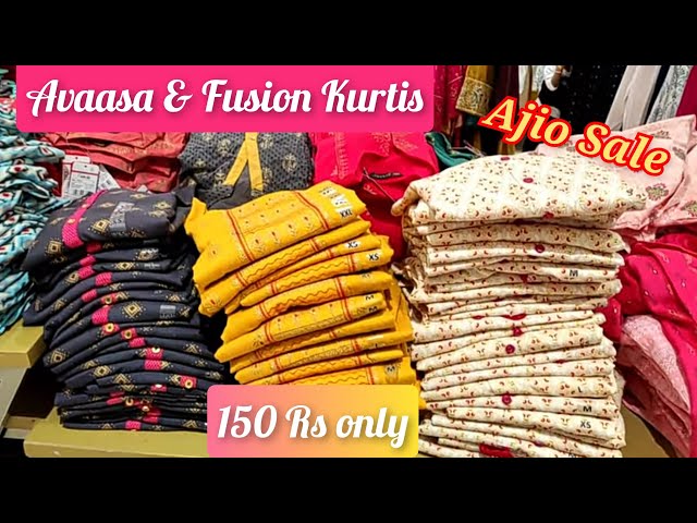 Buy Peach Kurtas & Kurtis for Women by Fusion Online | Ajio.com