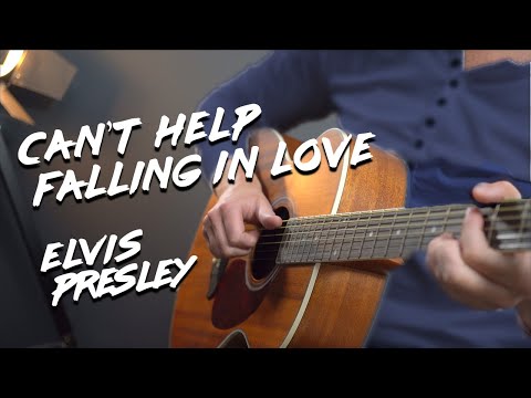 ELVIS – CAN'T HELP FALLING IN LOVE Easy Acoustic Guitar Tutorial (Ed Sheeran style)