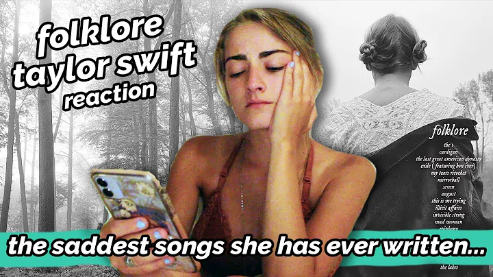 maybe i cried... a lot  FOLKLORE  Taylor Swift Reaction