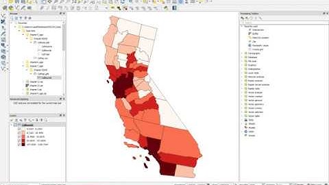 GISG 104: QGIS change symbology to graduated colors