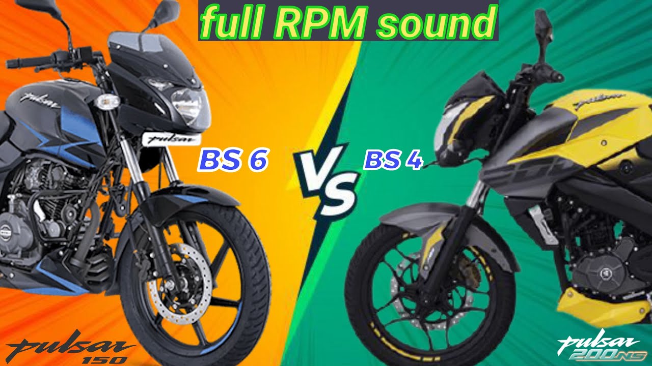Ns 200 Bs 4 ( VS ) Pulsar 150 Bs6 / full  RPM  sound 💯 testing ....