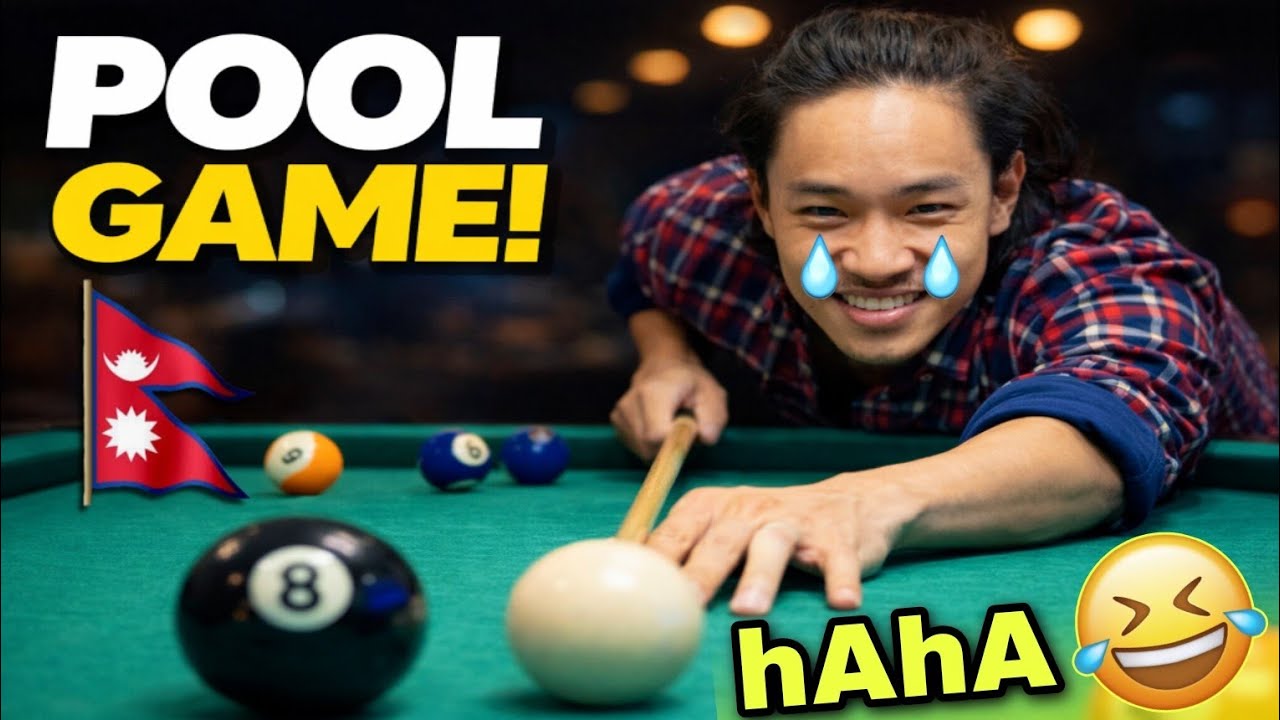 First time Pool game Khaldi! 