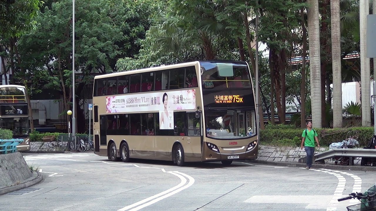 Download Hong Kong Bus KMB ATENU250 @ 75X 九龍巴士 Dennis E50D 大埔中心-樂富