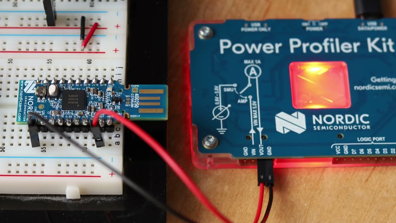nRF52840 System ON Sleep + PPK2