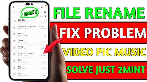 File Rename Problem Slove 2023||File rename kaise ho gi  ||one Click
