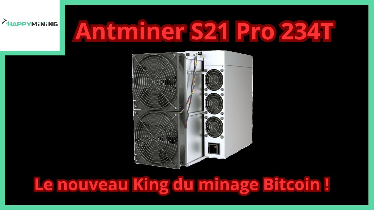 Test du Antminer S21 Pro 234T. Le nouveau King du minage Bitcoin !