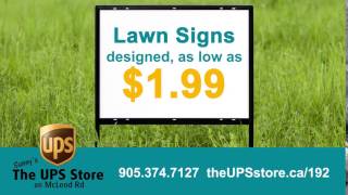 Sunny's UPS Host Lawn Signs 3 3437