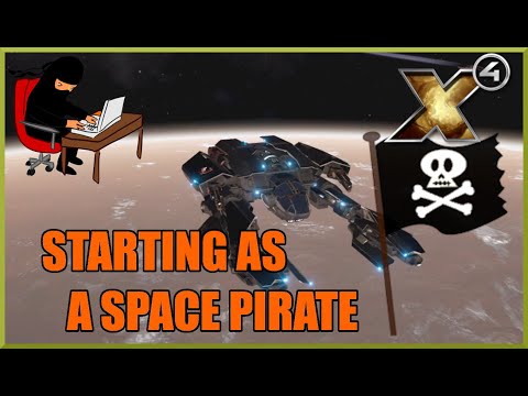 X4 Foundations: Starting as a Space Pirate Guide