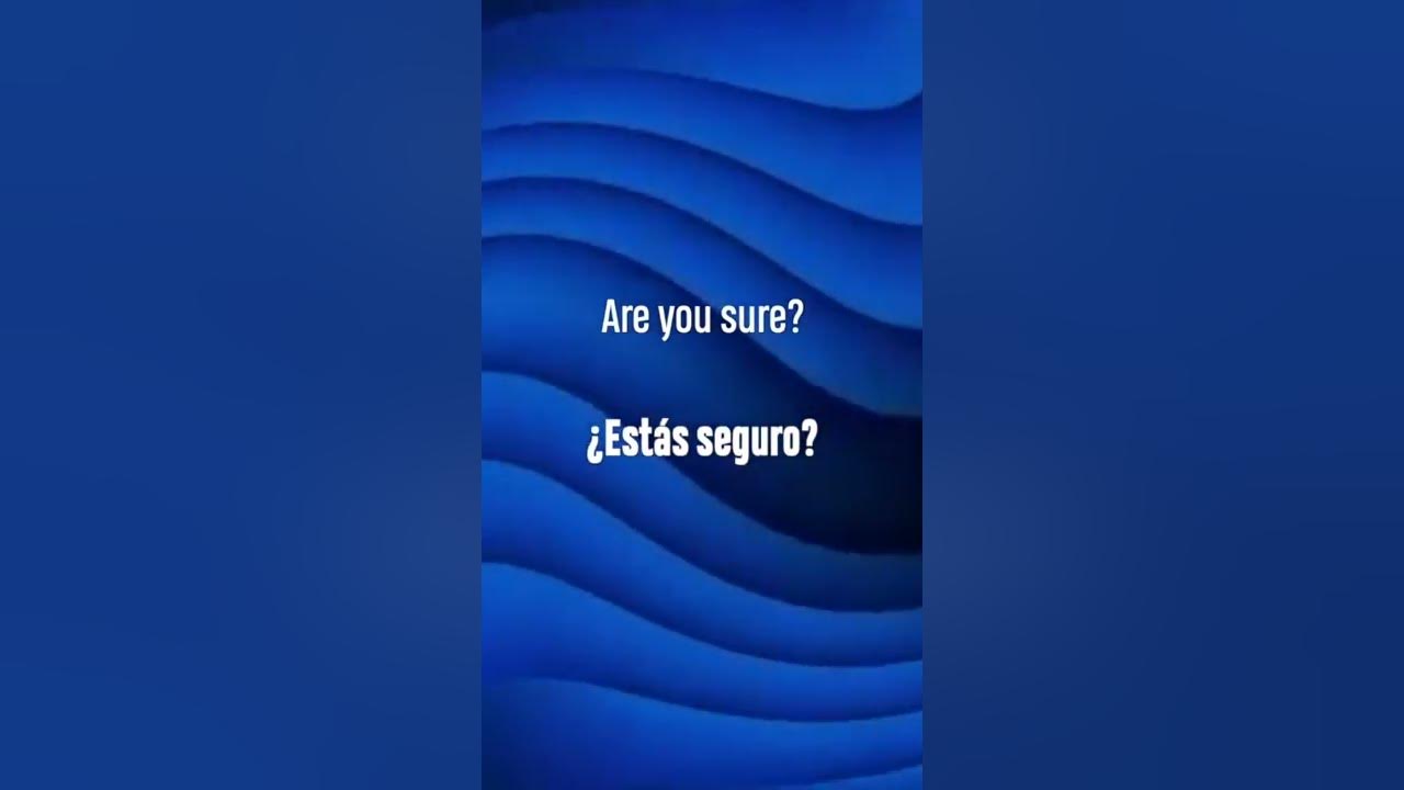 Are you sure in spanish youtube