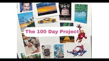 The 100 Day Project | Gouache Paintings | Indian Gouache Artist | akshayorama