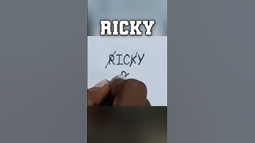 Ricky name logo🔥🥰#viral #shorts