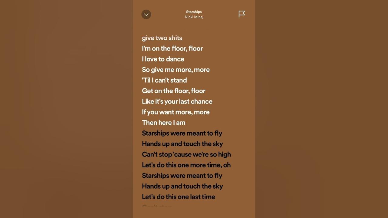 Nicki Minaj - Starships #spotifylyrics #hits #tiktok #throwbacks #trending #nickiminaj