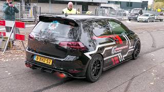 900Hp Volkswagen F 7 R - Huge Flames, Bangs And Drag Races