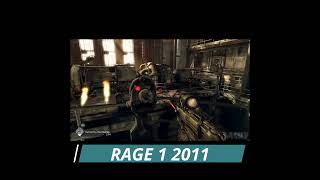 Rage Games Evolution 2010-2021 #Rage #RageGame #GameComparison #FPSGames #RageSeries #idSoftware
