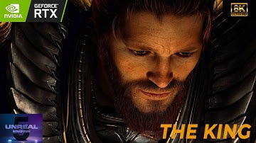 THE KING - ULTRA REALISTIC HAIR PROJECT - but in 8k 60 fps! | UE5 RTX Real-Time render