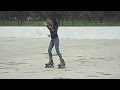 Mariela en patines