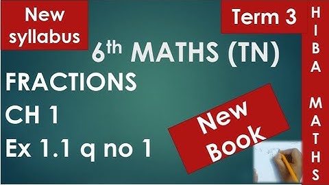 6th maths term 3 chapter 1 exercise 1.1 question 1 tn samacheer new syllabus 2020-2021
