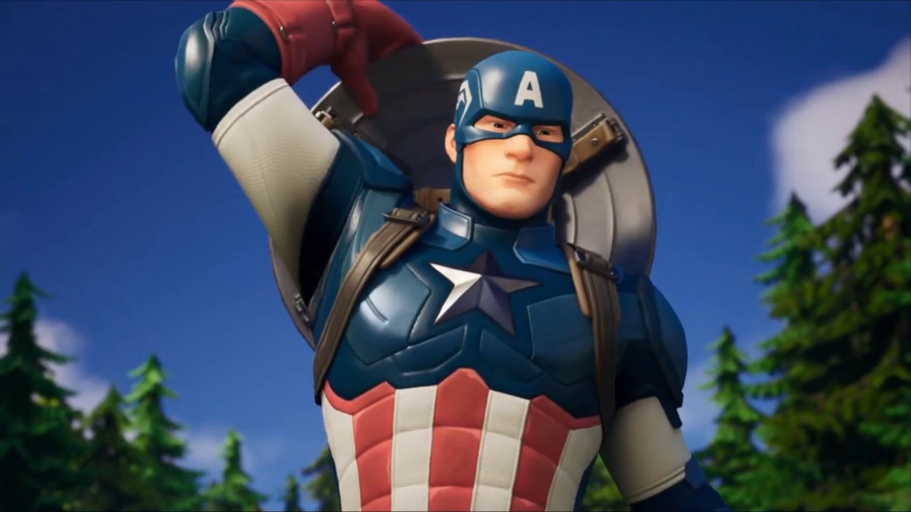 Bande Annonce du SKIN CAPTAIN AMERICA sur Fortnite YouTube