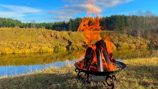 10 hours of the sounds of an autumn bonfire in a campfire bowl by the river. by Звуки и музыка для релаксации 232 views 4 months ago 10 hours, 20 minutes