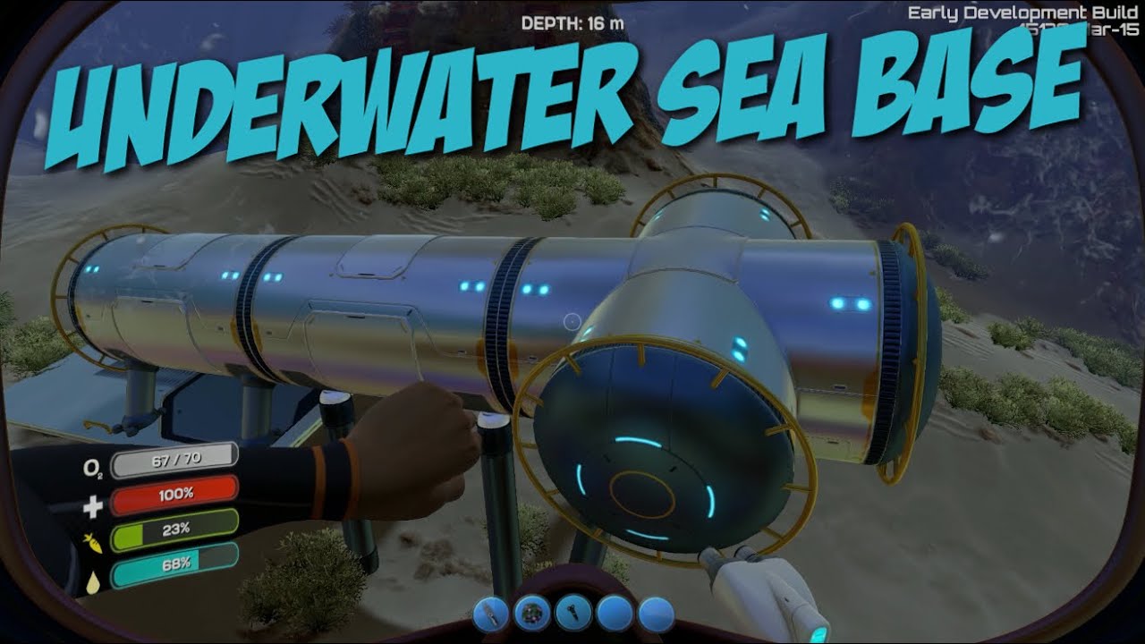 Subnautica Part 2 UNDERWATER SEA BASE YouTube