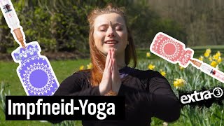 Willkommen zum Impfneid-Yoga