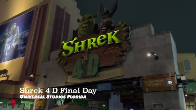 A final farewell to Universal Studios Florida's Shrek 4-D