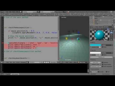 Blender 2.6 Tutorial - Python Game Engine Programming - Part 9