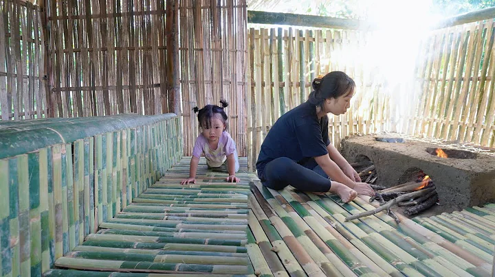 FULL VIDEO: 310 Days Start to Finish 16 Year Old Single Mother Builds a Bamboo House Alone