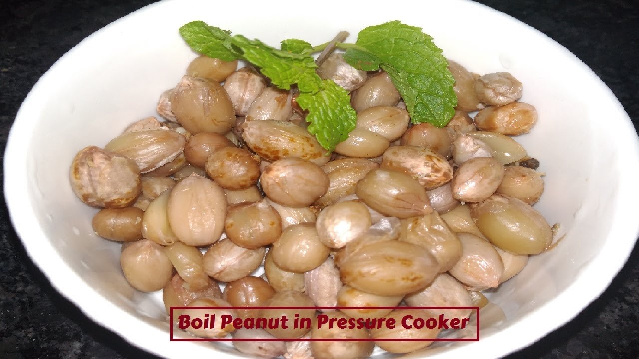 How to boil Peanut in Pressure Cooker - YouTube
