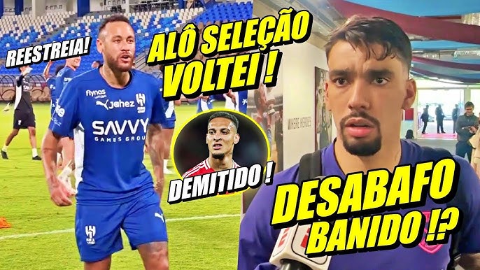 OFICIAL !! VOLTA DE NEYMAR CHAMA ATENÇÃO DO MUNDO ! PAQUETA FALA SOBRE BANIMENTO E MAIS....