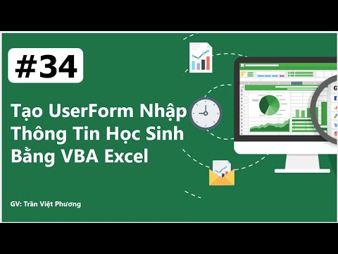 #2023 VBA EXCEL CƠ BẢN | TẠO USER FORM TRÊN WORKSHEET CÓ KIỂM TRA ĐIỀU KIỆN BẰNG VBA EXCEL