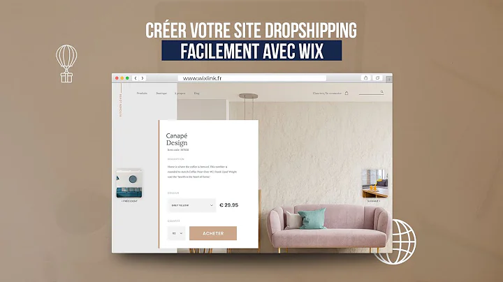 Tuto Wix : Comment crer un site web pour le Dropsh...