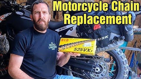 How To Replace Motorcycle Chain And Rivet Master Link