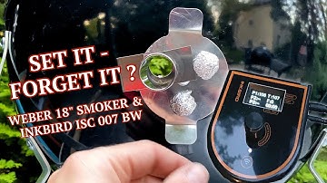 Inkbird ISC007bw tested with Weber Smokey Mountain 18" Smoker/Cooker