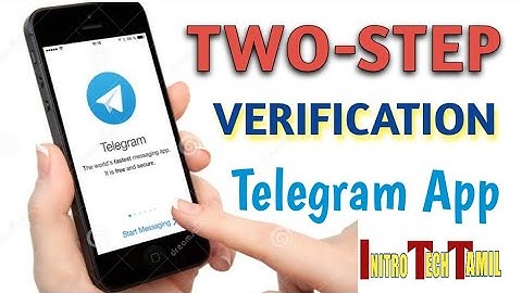 How to Enable Two Step Verification | Telegram Android App | Tamil Tutorial | Visually Impaired.
