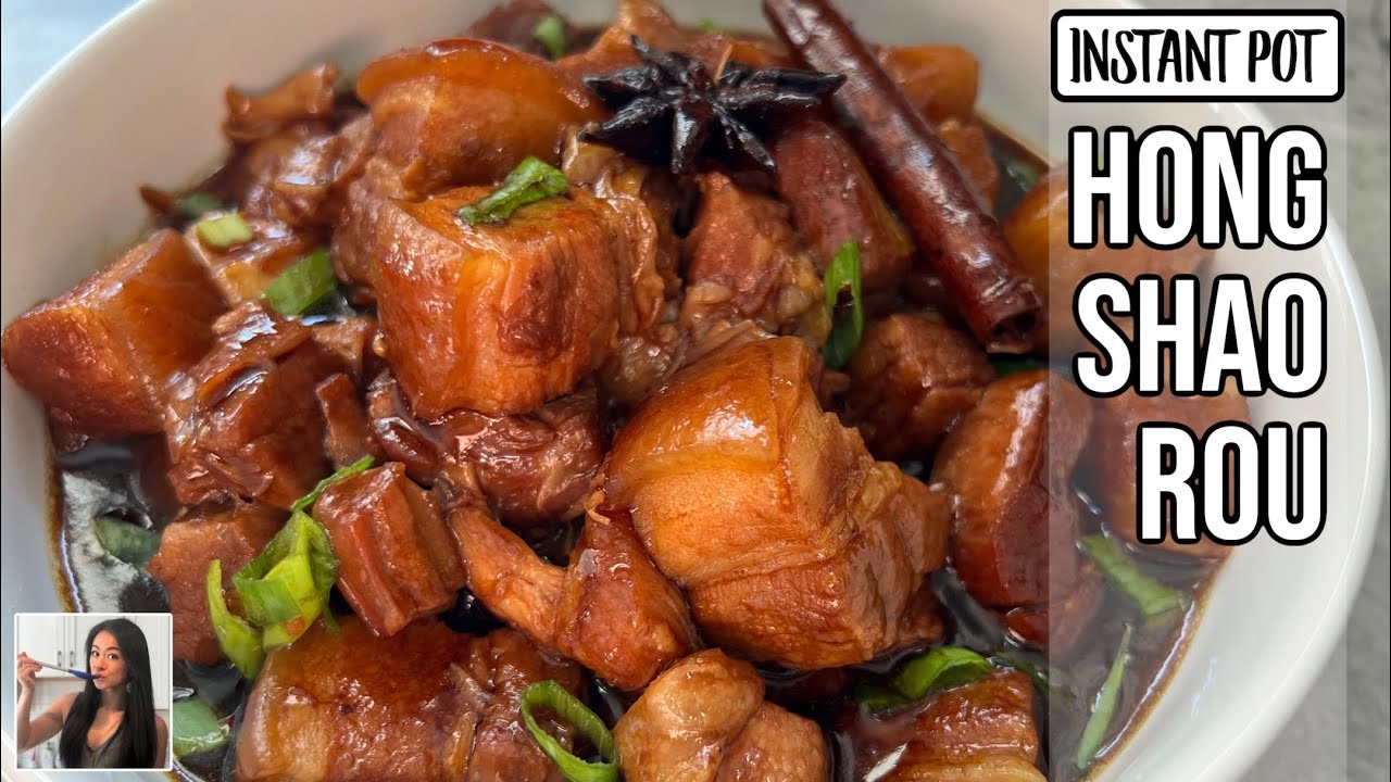 Red Braised Pork Belly (Hong Shao Rou 红烧肉) INSTANT POT Recipe | Rack of Lam