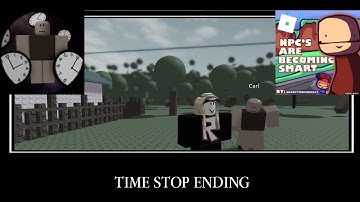 NPCs are becoming smart - TIME STOP ENDING | Roblox