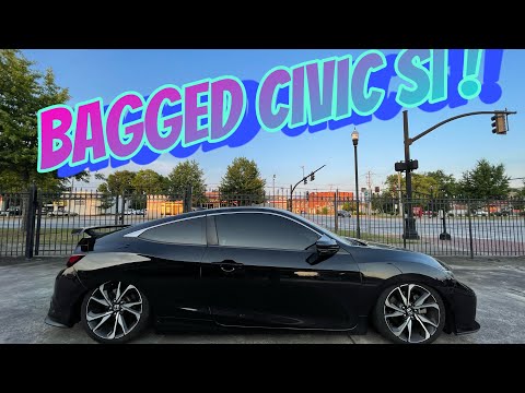 BAGGED CIVIC SI ( AIR RIDE INSTALL )