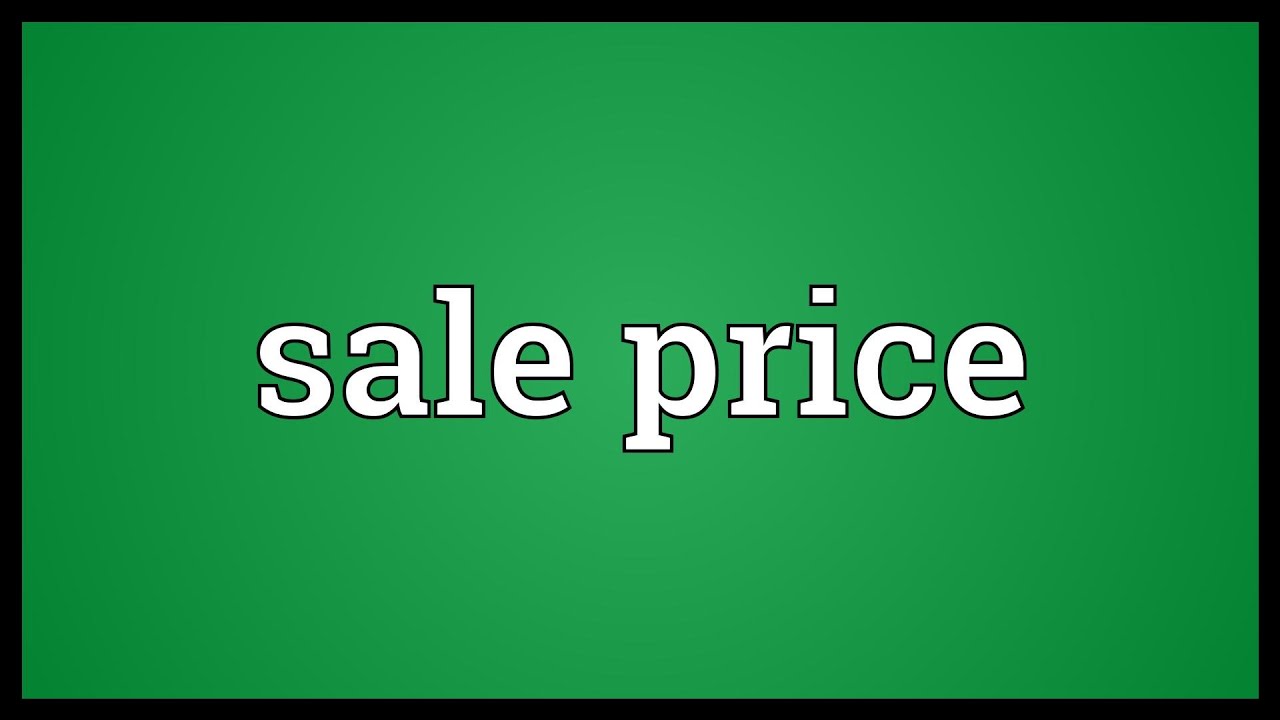 Sale Price Meaning YouTube sale-price-meaning-youtube