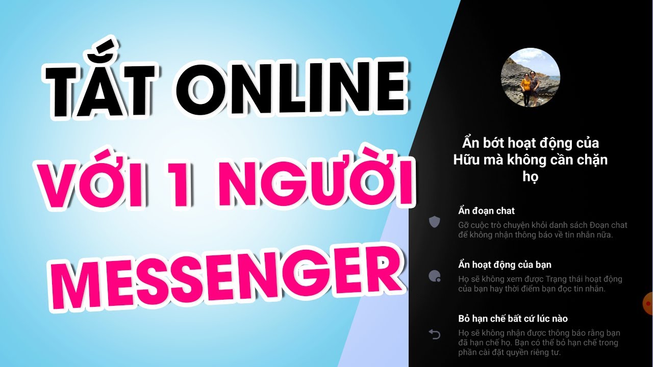 Cách ẩn trạng thái online trên Messenger