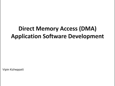 Developing application software for Xilinx AXI DMA