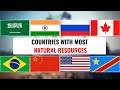 10 Countries With The Most NATURAL RESOURCES