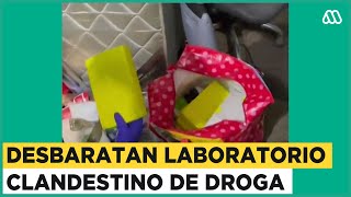 PDI desbarata un laboratorio clandestino: Operación deja 4 detenidos