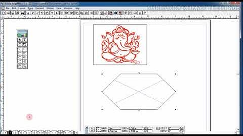 pagemaker 7.0  me  text ya photo ko frame me set  karna
