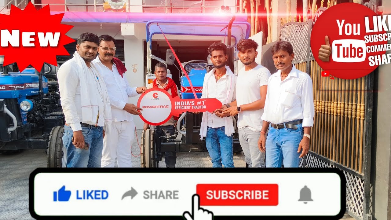Power Track Tractor. Ravikant yadav #powertracktractorpower #villager # ...