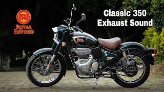 2021 Royal Enfield Classic 350 Stock Exhaust Note | Reborn Classic #royalenfield #classic350