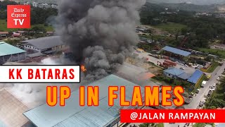KK Bataras up in flames